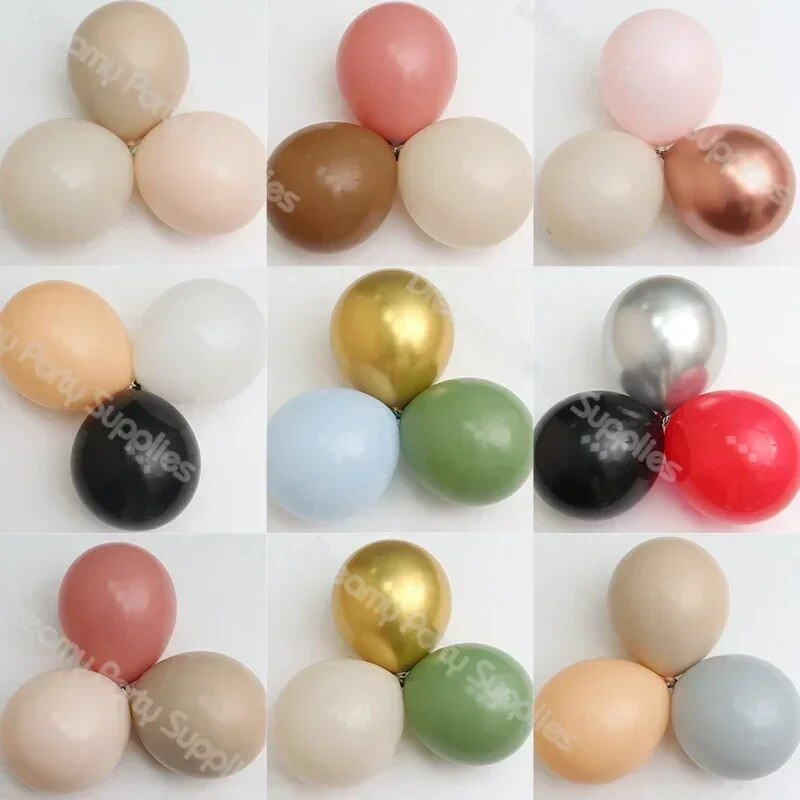 5/10/12 inča Pastelni rođendanski mat baloni Set Balon od terakote Krštenje Vjenčanje Mladenka Baby Shower Valentinovo Dekoracija