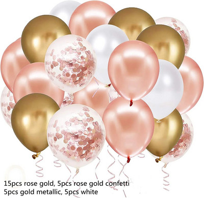 30db flitteres latex léggömb kombinációs születésnapi parti dekoráció esküvői eljegyzési dekoráció baba zuhany parti dekoráció