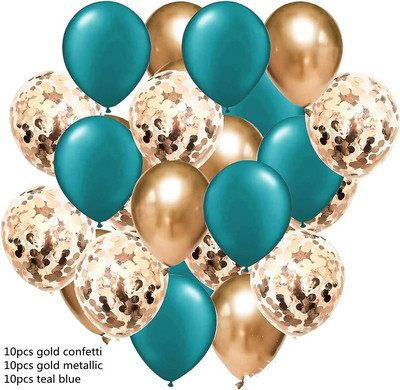 30db flitteres latex léggömb kombinációs születésnapi parti dekoráció esküvői eljegyzési dekoráció baba zuhany parti dekoráció