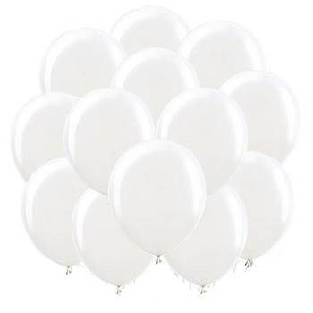 30 τμχ Μπαλόνια Latex 5/12 ιντσών Μαύρο Λευκό Μπαλόνι Χρυσό Μεταλλικό Χρώμιο Ασημένιο Μεταλλικό Μπαλόνι Γάμος Επετειακό Πάρτυ γενεθλίων