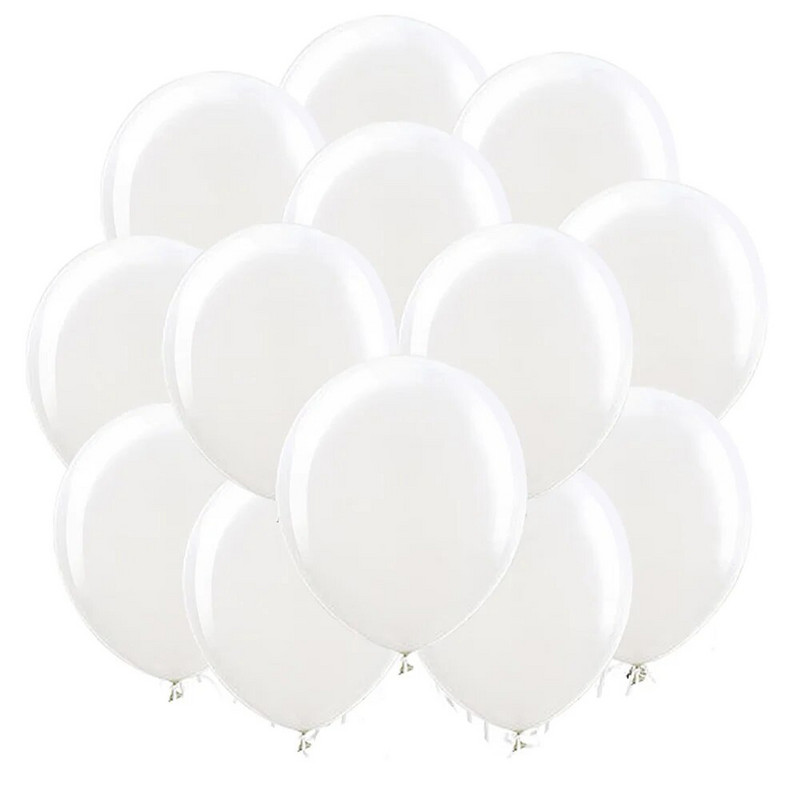 30 бр латексови балони 5/12 инча черен бял балон златен метален хром сребърен метален балон сватба годишнина рожден ден