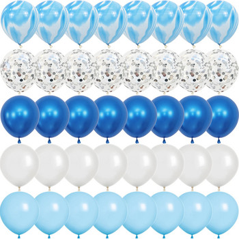 40 τμχ Αχάτης Μπλε τριαντάφυλλο Μωβ κομφετί λατέξ Μπαλόνια Γάμου Globos Γενέθλια baby shower Διακοσμήσεις για το πάρτι του Αγίου Βαλεντίνου