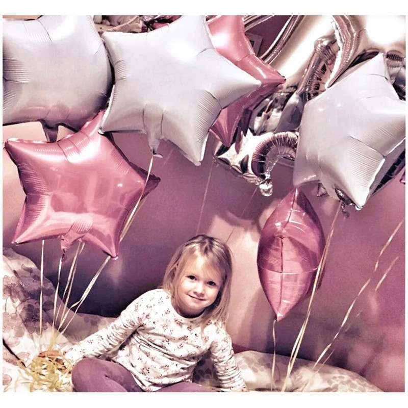 2/5 kom 18 inča petokraka zvijezda balon od folije vjenčanje rođendan ukrasi baby shower obljetnica srce helij baloni