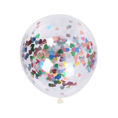 10 vnt./stal. Rožinio aukso purpurinė Blizgučiai Skaidrūs Konfeti Latekso Balionai Vestuvių Gimtadienio dekoracija Kūdikių dušas Helium globos