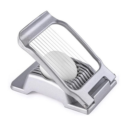 Többfunkciós tojásvágó alumínium ötvözet tojásszeletelő szeletelő vágó kézi ebéd hús tojás eper vágó konyhai eszközök