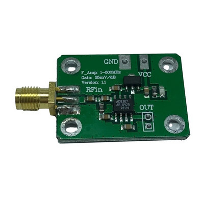 AD8307 RF teljesítménymérő Logaritmikus érzékelő teljesítményérzékelés 1-600 MHz RF érzékelő teljesítménymérő