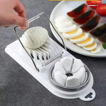 Gadgets κουζίνας 2 ΣΕ 1 Εργαλείο κοπής αυγών Home Πολυλειτουργικός κόφτης από ανοξείδωτο χάλυβα Fancy Splitter Εργαλεία κοπής αυγών