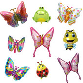 1 gabals multfilmas tauriņu tēmas folija balons dzimšanas dienas ballīte kāzu dekorācija baloni Bērnu dušas dekorēšana bērnu rotaļlietas