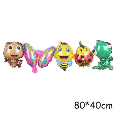 1 gabals multfilmas tauriņu tēmas folija balons dzimšanas dienas ballīte kāzu dekorācija baloni Bērnu dušas dekorēšana bērnu rotaļlietas