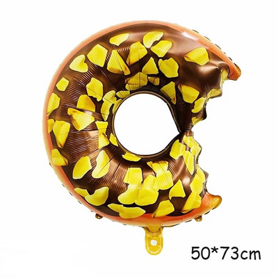 Πολύχρωμα μπαλόνια αλουμινόχαρτου 32 ιντσών Αριθμός 0-9 Baby Shower Γενέθλια Προμήθειες γάμου ντόνατ παγωτό μπαλόνι ηλίου