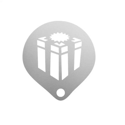 Kalėdinio pyrago dekoravimo trafaretas Putų Latte Art Trafaretai Trafaretai Formos milteliai Trafaretas „Pasidaryk pats“ kepimo meno forma Daugkartinio naudojimo Barista