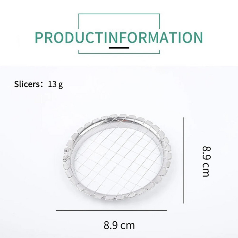 Nerūdijančio plieno bulvių košės rankinis presas Tinklelio pjaustyklė Kiaušinių pjaustyklė Bulvių pjaustyklė Forma Pomidorų pjaustyklė Daržovių Įrankiai