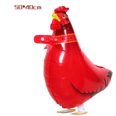 1 vnt Animacinis ūkinis gyvūnas vaikštantis balionas Miela karvė vištiena Namuose avis Boružėlė Dalmatijos folijos balionai, skirti ūkio gimtadienio dekoravimui