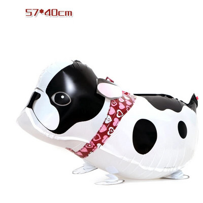 1 vnt Animacinis ūkinis gyvūnas vaikštantis balionas Miela karvė vištiena Namuose avis Boružėlė Dalmatijos folijos balionai, skirti ūkio gimtadienio dekoravimui