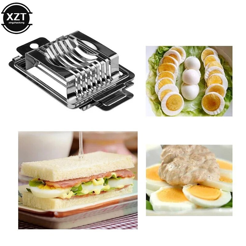 Daržovės vaisiai virtų kiaušinių pjaustyklės sekcijos pjaustytuvas nerūdijančio plieno grybų pomidorų pjaustytuvas virtuvės mašinų pjaustyklės sekcijos smulkintuvas