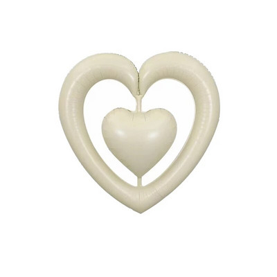 Valentīndienas lielas sirds sirds sirds piedāvājums alumīnija plēves balons kāzu ballītes noformējums peldošs hēlija balons