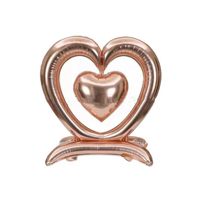 Valentīndienas lielas sirds sirds sirds piedāvājums alumīnija plēves balons kāzu ballītes noformējums peldošs hēlija balons