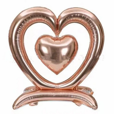 Valentīndienas lielas sirds sirds sirds piedāvājums alumīnija plēves balons kāzu ballītes noformējums peldošs hēlija balons