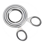 Plieninis atviras kiaušinio lukštas Essential Buitinė virtuvė Nupjautas kiaušinio lukštas Atviras virtas kiaušinis Kiaušinių trinkelių įrankis Kiaušinio lukšto nulupimo kiaušinių pjaustyklė