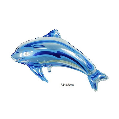 1бр сладко животно делфин акула морска черупка октопод морско конче рак балон украса за рожден ден баня детски ден риба