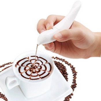 1 τεμ Barista Cappuccino Espresso Coffee Decorating Latte Art Pen Tamper Needle Δημιουργικά υψηλής ποιότητας φανταχτερά εργαλεία καφέ στικ