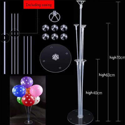 5M/tétel Léggömbök Tartozékok Léggömb lánc 160lyukas Esküvői Születésnapi Léggömbök Háttér Dekorációs Kiegészítők Tömítési tartozékok pumpa