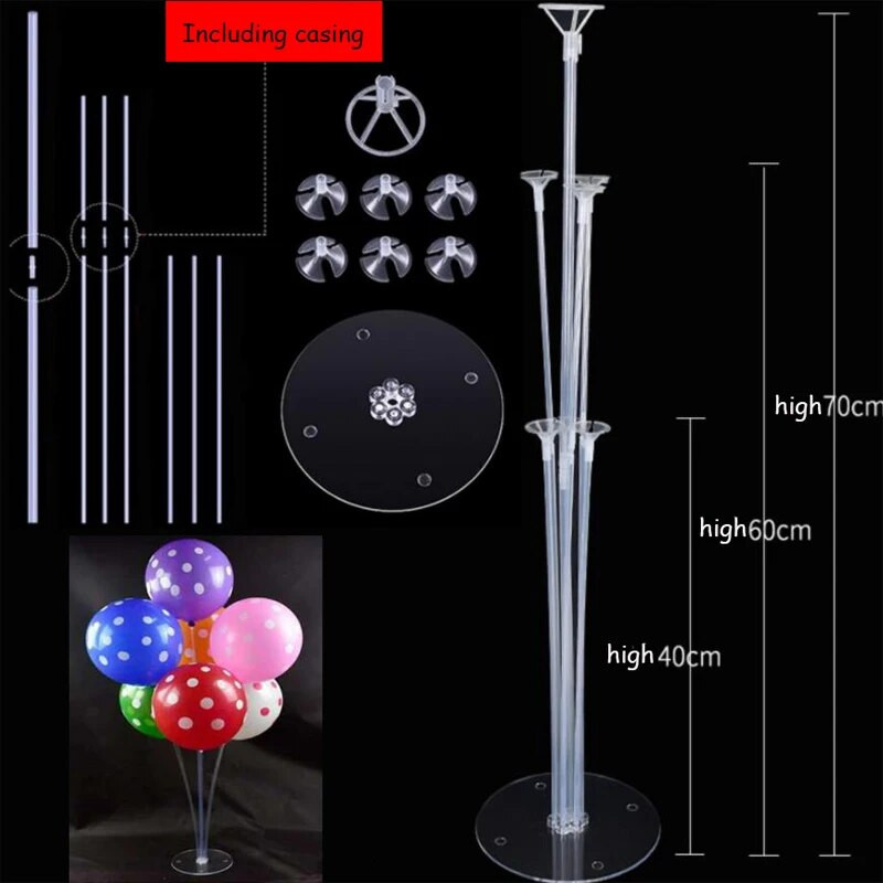 5M/tétel Léggömbök Tartozékok Léggömb lánc 160lyukas Esküvői Születésnapi Léggömbök Háttér Dekorációs Kiegészítők Tömítési tartozékok pumpa