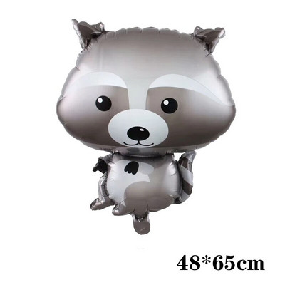 1 бр. Балони с анимационно мече Мини животно Детски играчки Фолиеви балони Сладък хелиев балон Декорация Подарък за парти за рожден ден на деца