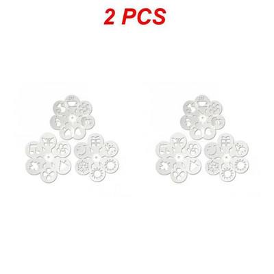 1/2 KOM Šablone za kavu Fancy model za ispis kave Pjenasti sprej Šablone za kolače Kalup za kavu Crtanje za kapučino Alati za sito u prahu