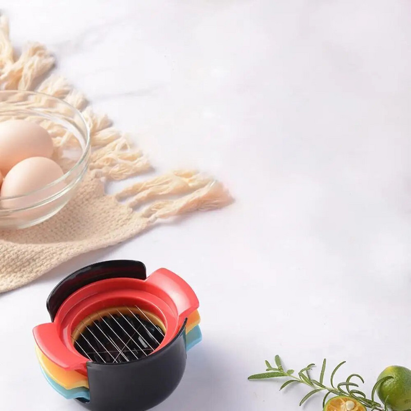Rezač jaja 3 u 1 Cut Eggs Kuhana jaja Rezač Kuhana Kuhana jaja Kreativni alati Bento Cut Flower Shaper Kuhinjski pribor