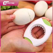 Praktiškas metalinis kiaušinių pjaustytuvas lukštų atidarytuvas, plieninis virtas kiaušinis.