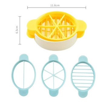 Κόφτης αυγών Εργαλείο μαγειρέματος αυγών Πολυλειτουργικό εργαλείο κοπής καλουπιών Σκεύη κουζίνας σπιτιού Πλαστικό εργαλείο Διαιρέτης αυγών