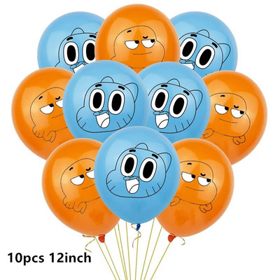 10 vnt./stal. Animaciniai filmukai Naminiai katinai Triušiai Balionai Animacinė komedija Nuostabūs pasauliai, susmulkinti namų latekso balionai Gimtadienio dekoracijos