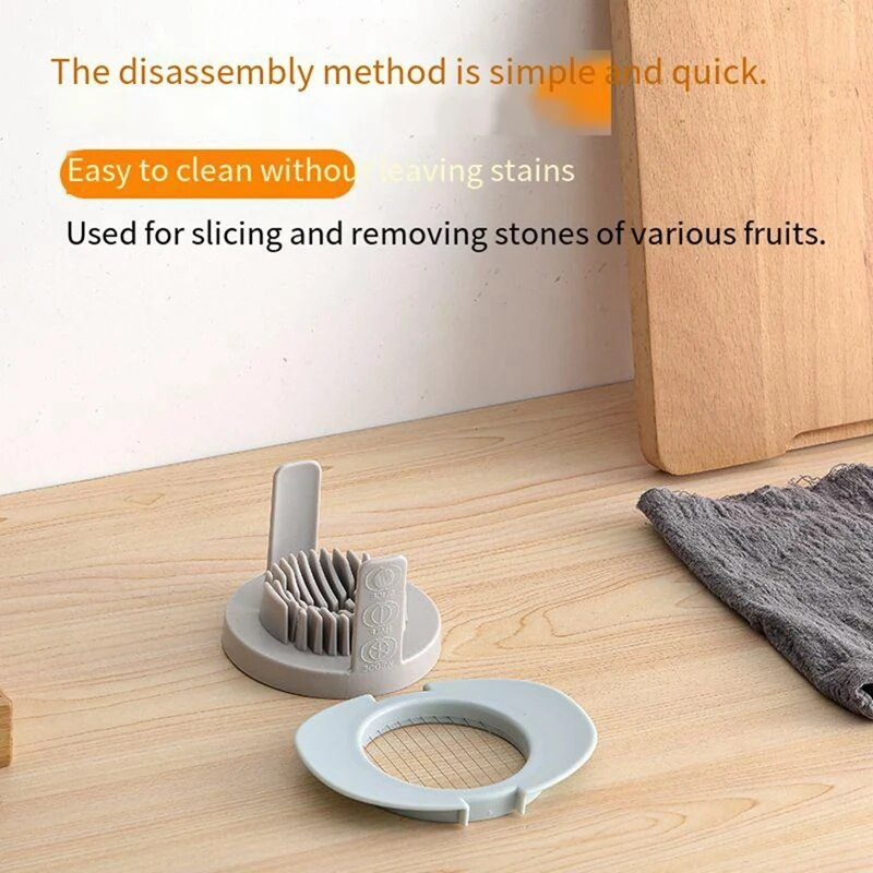 Kiaušinių pjaustyklė, 3 viename virtų kiaušinių pjaustytuvas su nerūdijančio plieno pjovimo laidais, kiaušinius supjaustykite plonais griežinėliais