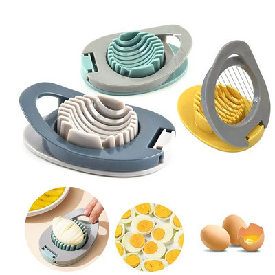 Мултифункционална резачка за яйца Creative Fancy Cutting Slicer Приспособления за нарязване за дома Кухня от неръждаема стомана Нови аксесоари