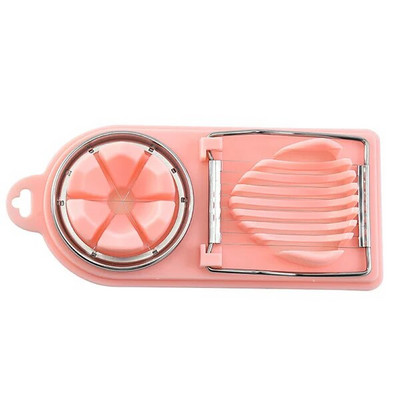 Daugiafunkcis kiaušinių pjaustytuvas nerūdijančio plieno virtų kiaušinių pjaustyklė Gėlės formos maistas Braškių pjaustyklė Kiaušinių formavimo įrankiai Virtuvės prietaisai