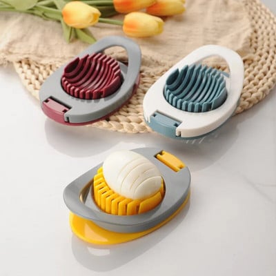 Kitchen Accessories Egg Slicer Chopper Stainless Steel Fruit Salad Cutter Egg Tools Manual Food Processors Kitchen Gadget