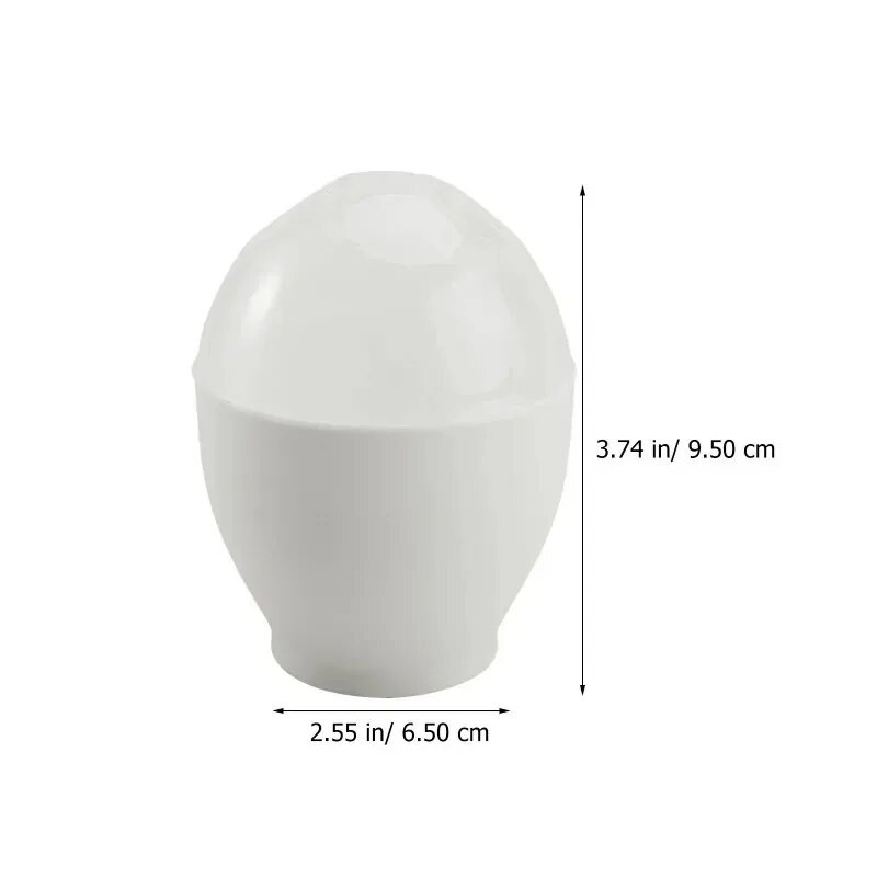 2 vnt Mini mikrobangų krosnelės kepimo garuose kiaušinių dubenėlis kiaušinienės garlaivis Baltas puodelis Kiaušinių katilas garlaivis Brakonieriaus kiaušinių kepimo puodelis