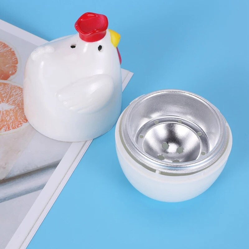 2X viščiuko formos 1 virtų kiaušinių garlaivis Garintuvas Grūstuvėlis Mikrobangų krosnelė Kiaušinių viryklė Virimo įrankiai Virtuvės prietaisai Priedai Įrankiai