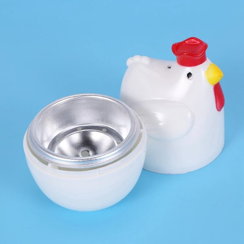 2X viščiuko formos 1 virtų kiaušinių garlaivis Garintuvas Grūstuvėlis Mikrobangų krosnelė Kiaušinių viryklė Virimo įrankiai Virtuvės prietaisai Priedai Įrankiai