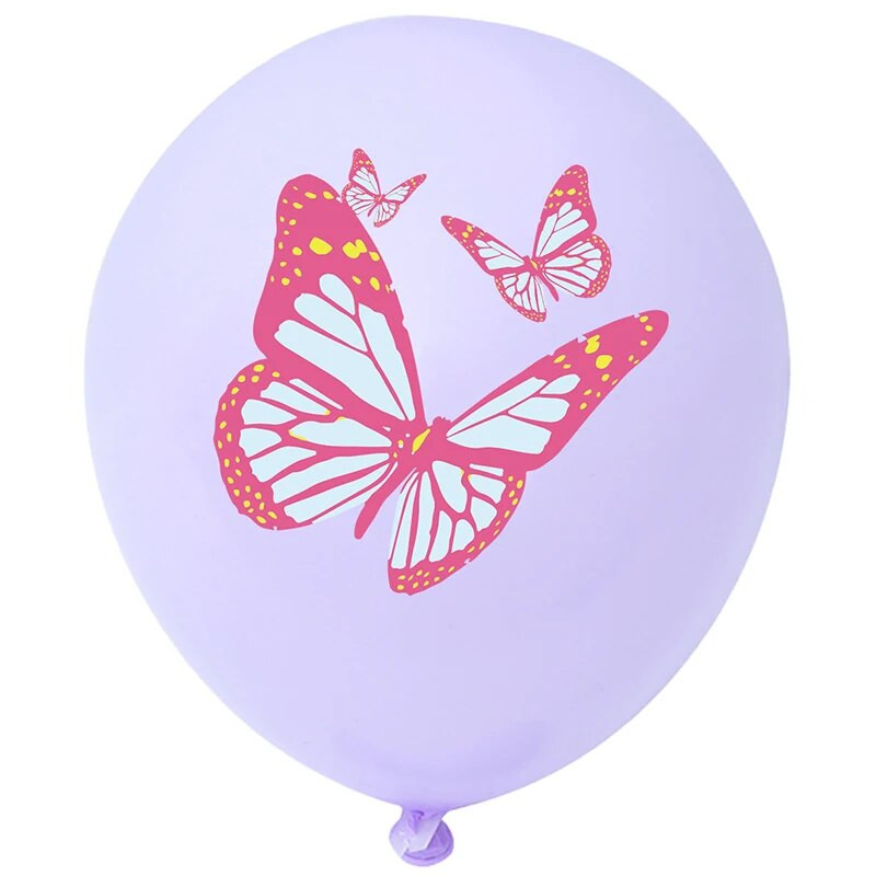 10 kom/komplet 12 inča sretan rođendan leptir motiv lateks balon uzorak tiskani baloni za rođendan vjenčanje baby tuš pribor