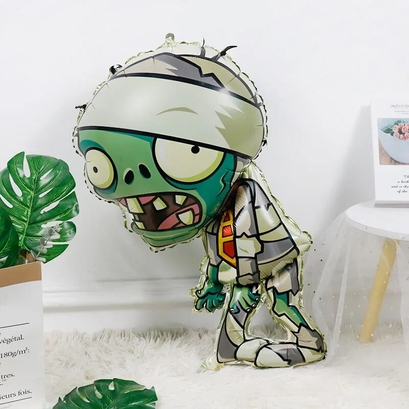 Plants vs. Zombies, PVZ Алуминиев филм балон карикатура аниме фигура Shape детски рожден ден декор парти консумативи baby shower globos