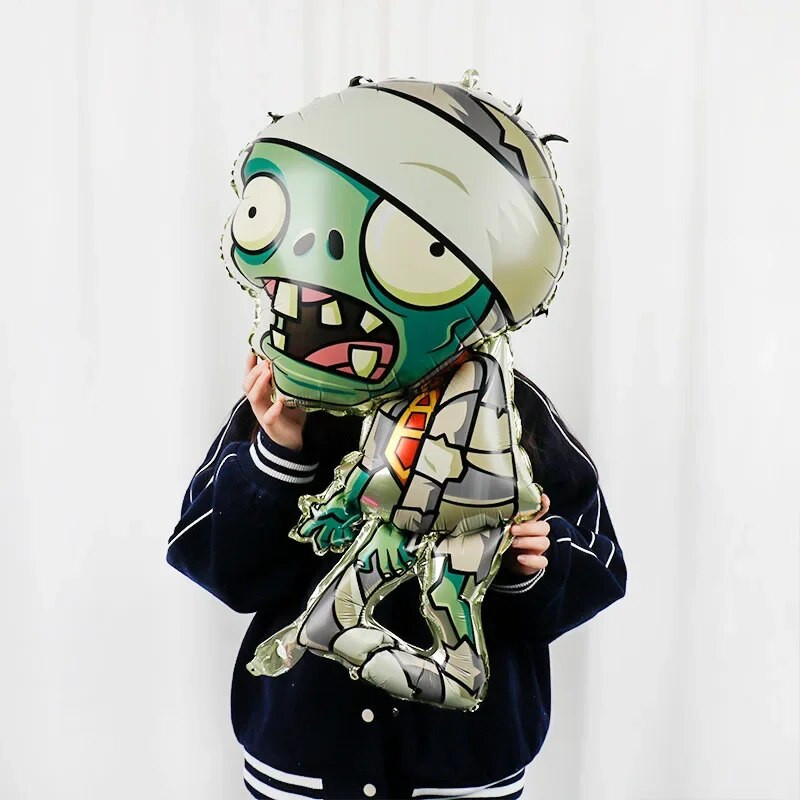 Plants vs. Zombies, PVZ Алуминиев филм балон карикатура аниме фигура Shape детски рожден ден декор парти консумативи baby shower globos