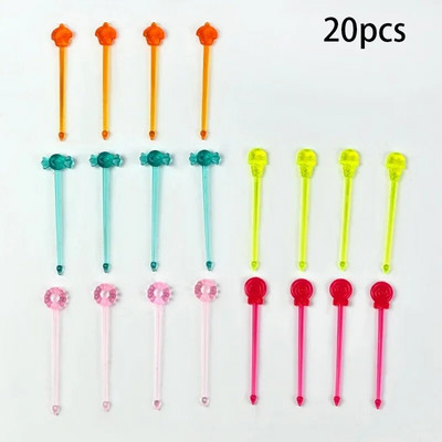 Halloween serija Plastične vilice za voće Slatki crtani oblik Torte Desertne vilice Dekoracije Dječji ručkovi Pribor za čačkalice