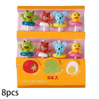 Halloween serija Plastične vilice za voće Slatki crtani oblik Torte Desertne vilice Dekoracije Dječji ručkovi Pribor za čačkalice