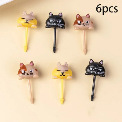 Halloween serija Plastične vilice za voće Slatki crtani oblik Torte Desertne vilice Dekoracije Dječji ručkovi Pribor za čačkalice