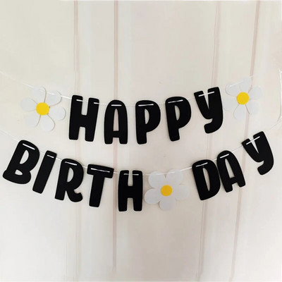 3D Happy Bear Фолиев балон Ins Hot Daisy Flower Birthday Party Decorations Kids Adult Event Party Decor Baby Shower Gift Balls