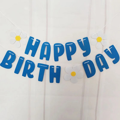 3D Happy Bear Фолиев балон Ins Hot Daisy Flower Birthday Party Decorations Kids Adult Event Party Decor Baby Shower Gift Balls