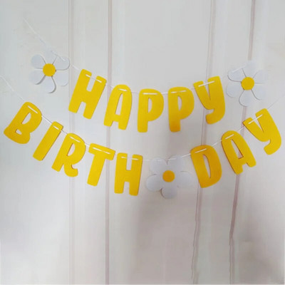 3D Happy Bear Фолиев балон Ins Hot Daisy Flower Birthday Party Decorations Kids Adult Event Party Decor Baby Shower Gift Balls