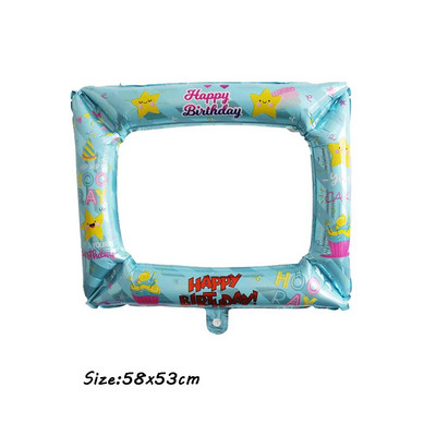 3D Happy Bear Фолиев балон Ins Hot Daisy Flower Birthday Party Decorations Kids Adult Event Party Decor Baby Shower Gift Balls